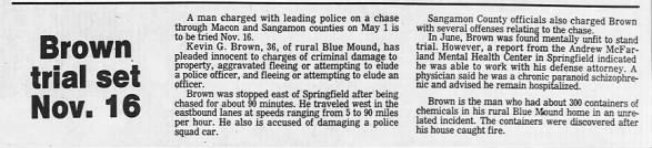 Kevin Brown Trial 1987